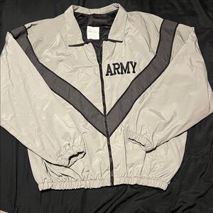 U.S. Army Gray and Black Military Jacket